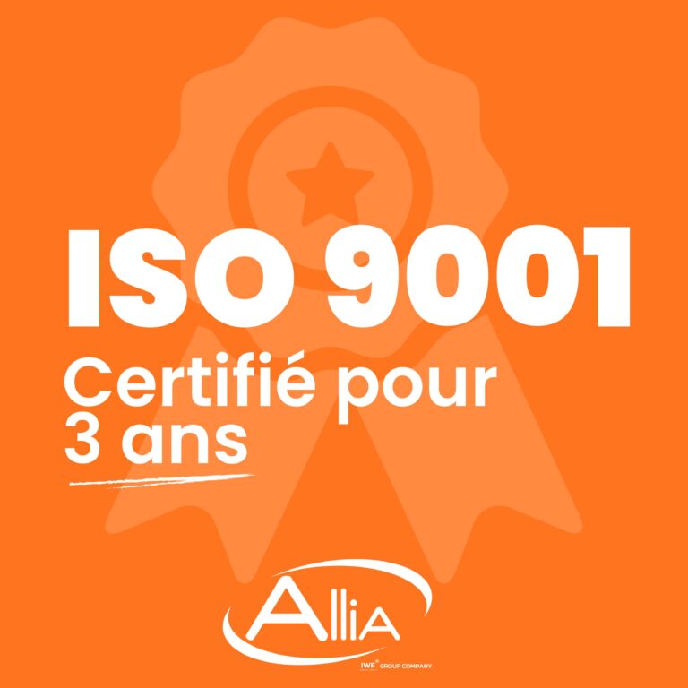 Certification ISO 9001 ALLIA